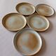 5 Montgolfier stoneware dessert plates