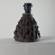 Brutalist ceramic lamp base, mid-20th century.