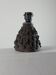 Brutalist ceramic lamp base, mid-20th century.