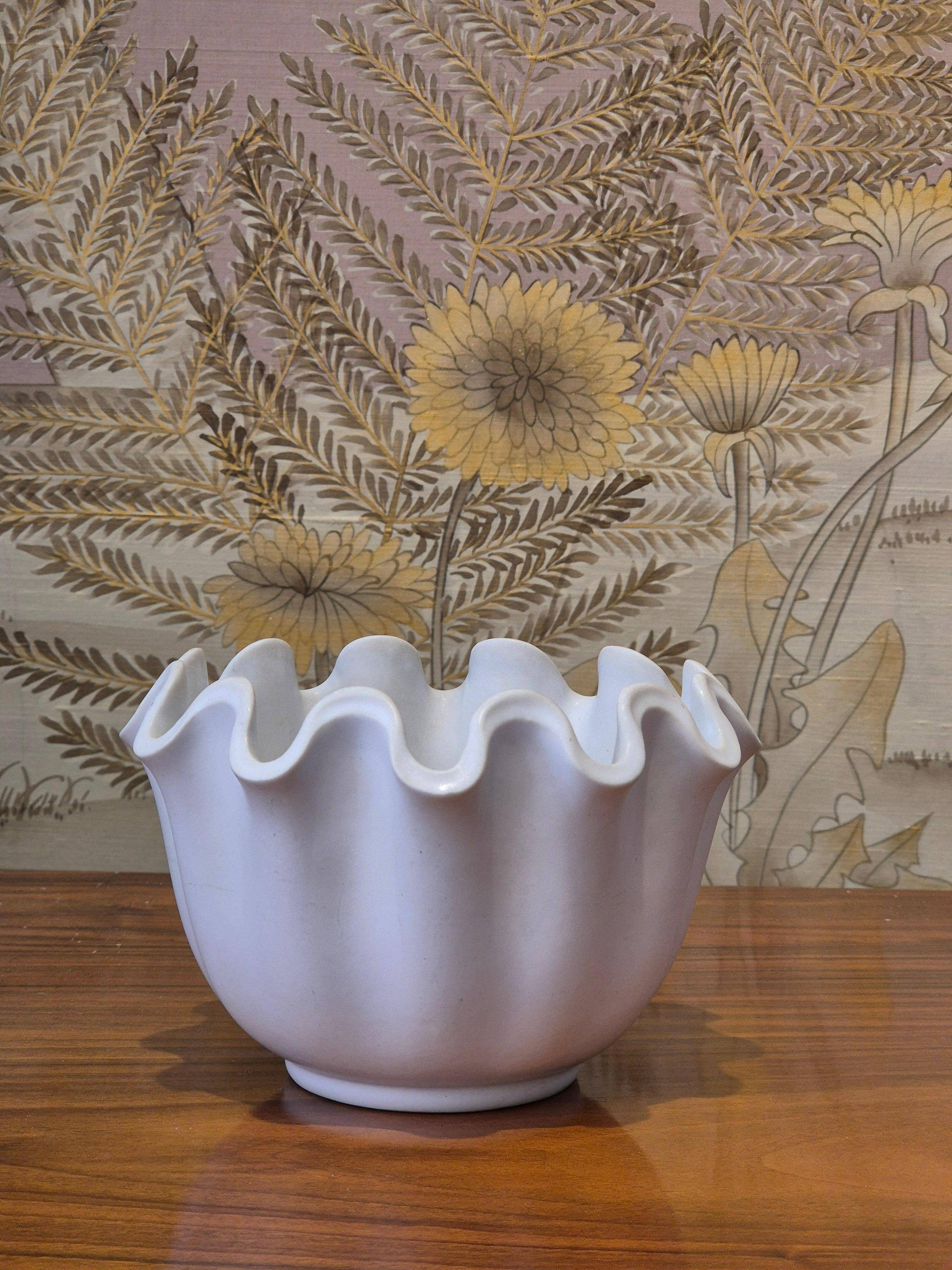 Wilhelm Kåge, stoneware model Våga / Wave, Gustavsberg. Modern Scandinavian.