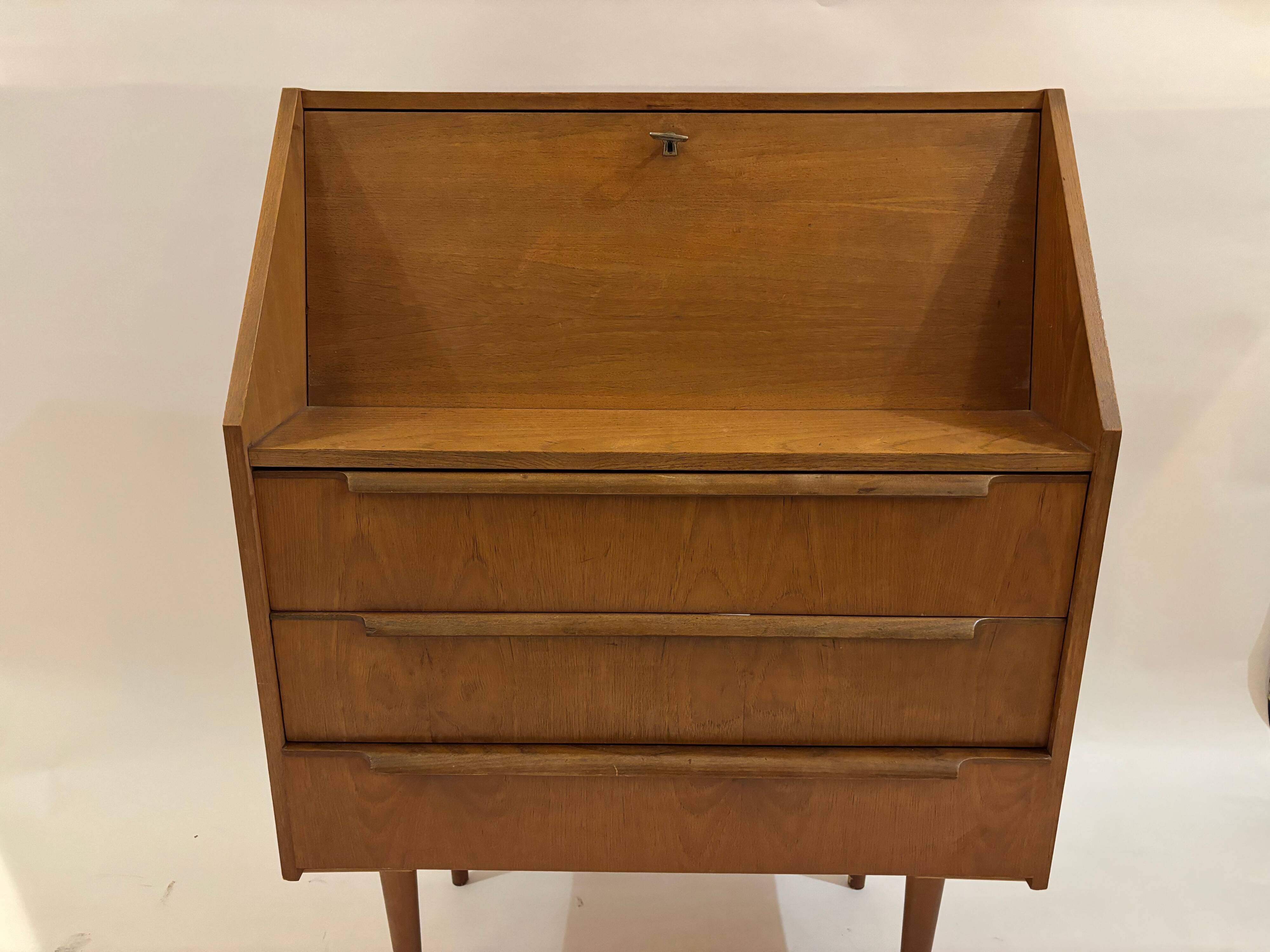 Scandinavian teak secretary