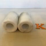 K Gray White Marble Salt and Pepper