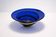 Blue art glass bowl, 1960s