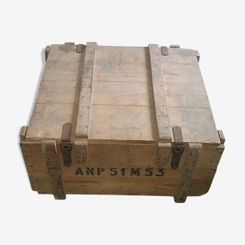 Military wood crate