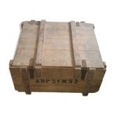 Caisse bois militaire