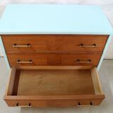 Blue chest of drawers
