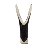 Paul Kedelv glass vase for Flygsfors. Sweden, 1950s.