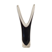 Paul Kedelv glass vase for Flygsfors. Sweden, 1950s.