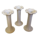 Trio of flower candle holders Fereiras Portugal