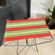 Vintage canvas folding stool
