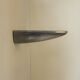 Pair of vintage wall lights, cast aluminum, France, 1980