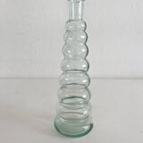 Vintage glass soliflore bottle vase