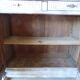 Antique low cabinet two doors two drawers in solid wood