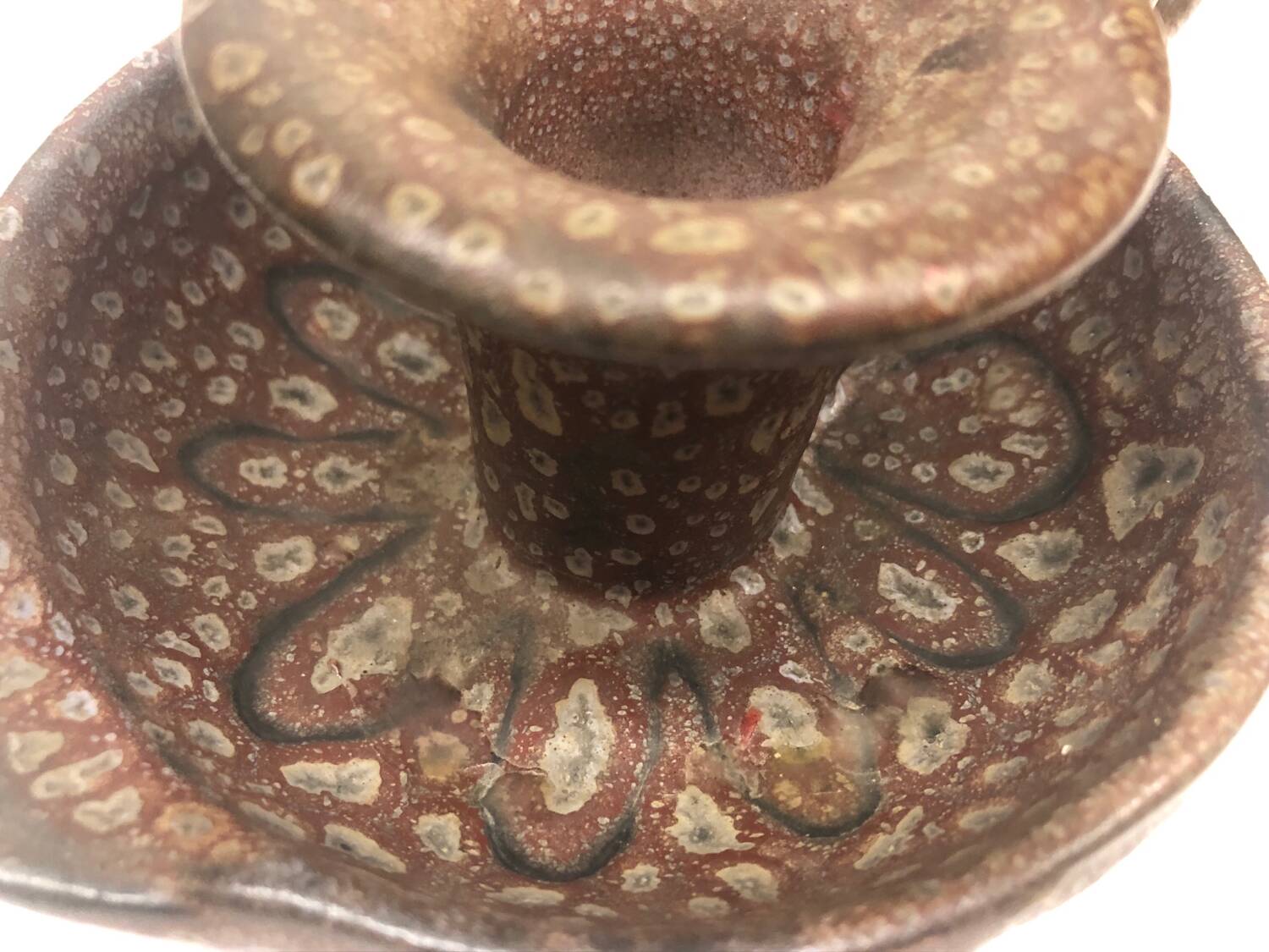 Ceramic candlestick by Jean Austruy