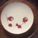 Mistral model serving dish signed charbonnier salins-les-bains