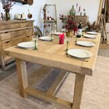 Large farmhouse table with extensions