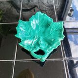 Vintage slipware vine leaf