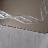 Vintage beveled mirror