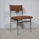 Mid Century Chairs in Chrome and Fabric, Set of 4, 1970s