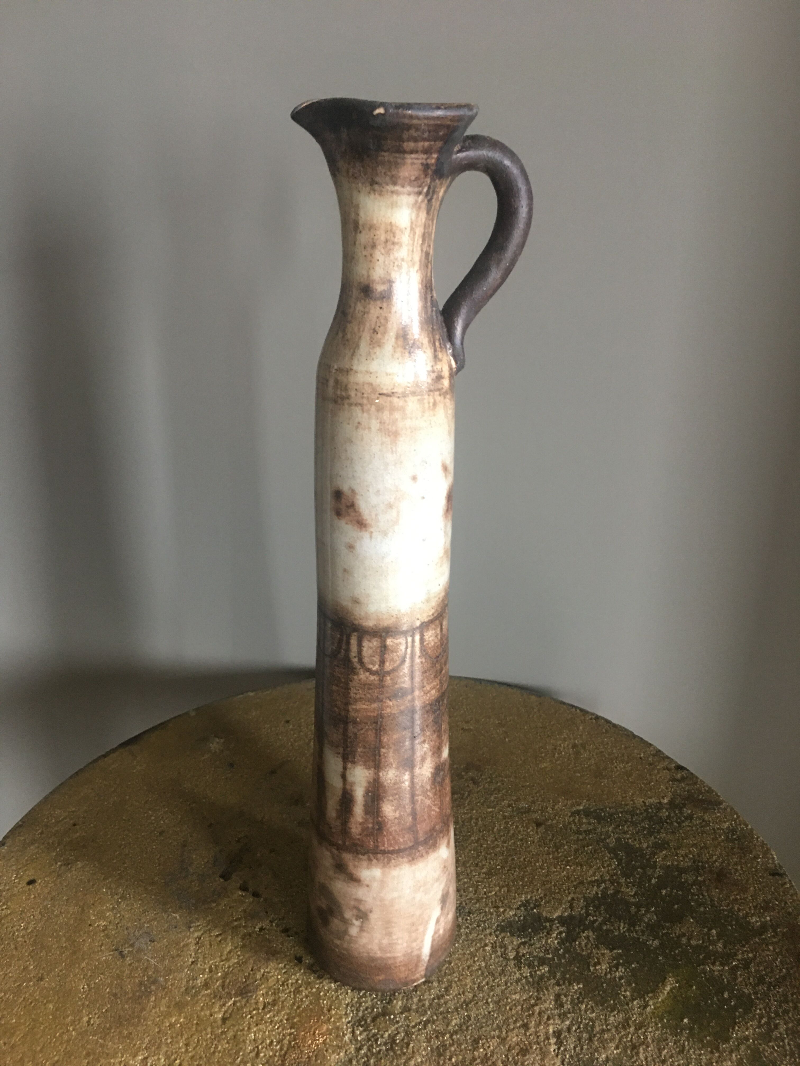 Wooden Jacques ceramic vase