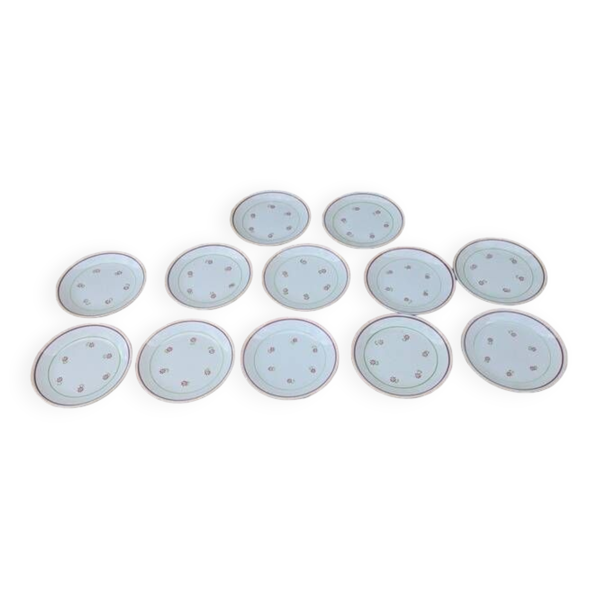 Set of 12 dessert plates