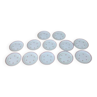 Set of 12 dessert plates