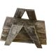 Multi-level vintage wooden support / freestanding shelf / plant table