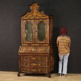 Grand trumeau lombard en bois du XXe siècle