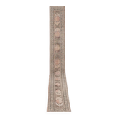 Vintage Turkish hallway rug 70x673 cm
