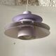 Danish vintage horn lighting metal suspension Horn Lighting