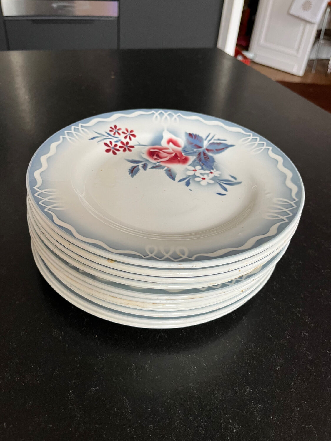 11 plates Olga Digoin