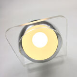 Vintage italian chrome eyeball wall lamp