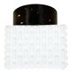 Vintage Square Milk Glass Wall or Ceiling Light, 1970s