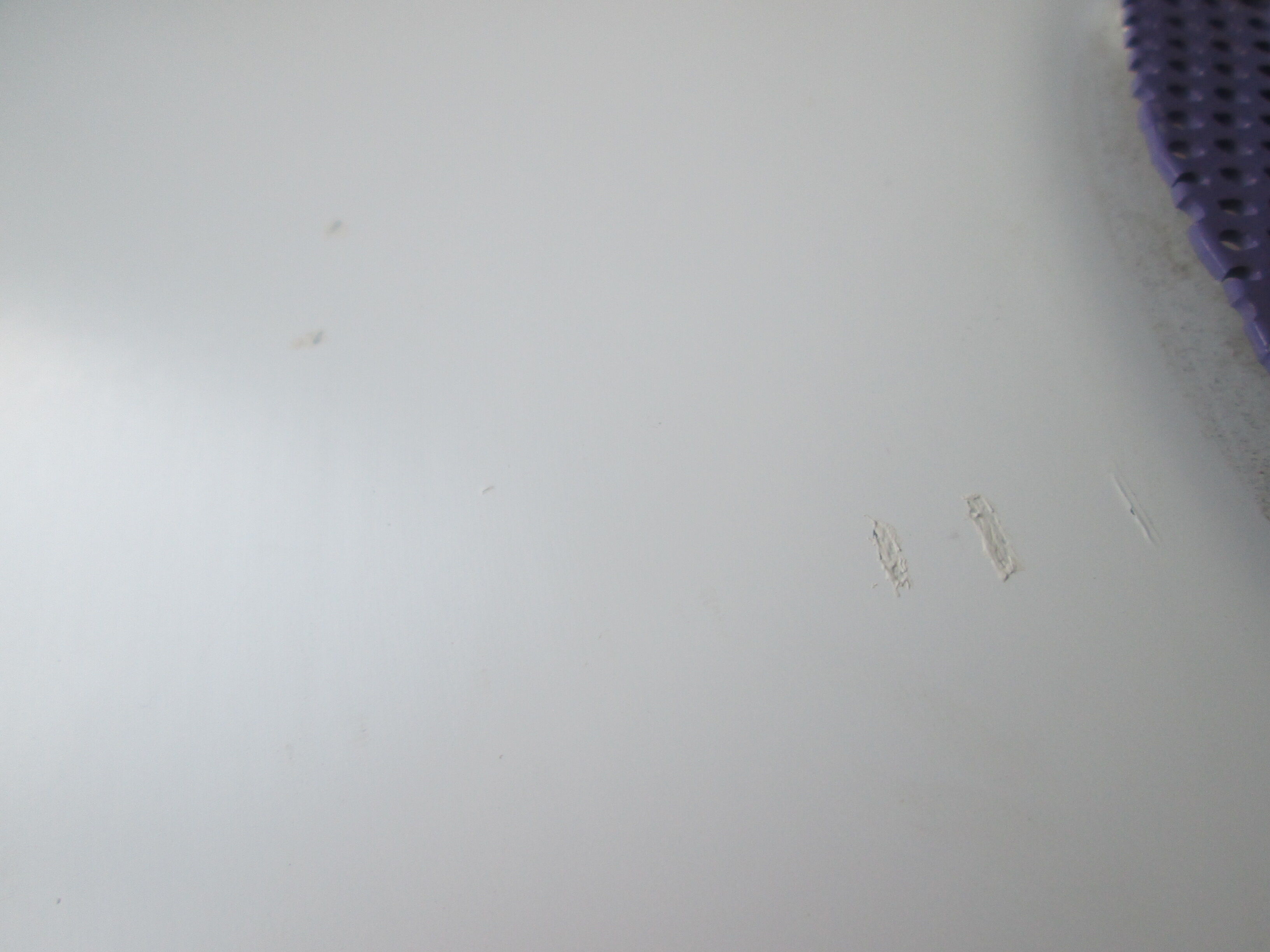 Dansk design white/purple 1980s pendant lamp by Danish Jeka Metaltryk