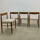 Danish midcentury teak dining chairs by H.W. Klein for Bramin 60s
