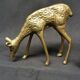 3 vintage animals deco / Brass Deer