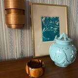 Mid-Century Modern Pine Veneer Wall Lamp by Translandia, Denmark 1960s