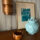 Mid-Century Modern Pine Veneer Wall Lamp by Translandia, Denmark 1960s