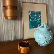 Mid-Century Modern Pine Veneer Wall Lamp by Translandia, Denmark 1960s