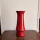Red Volcanic Vase Selenium Spotted 1970s West Germany Mid Century