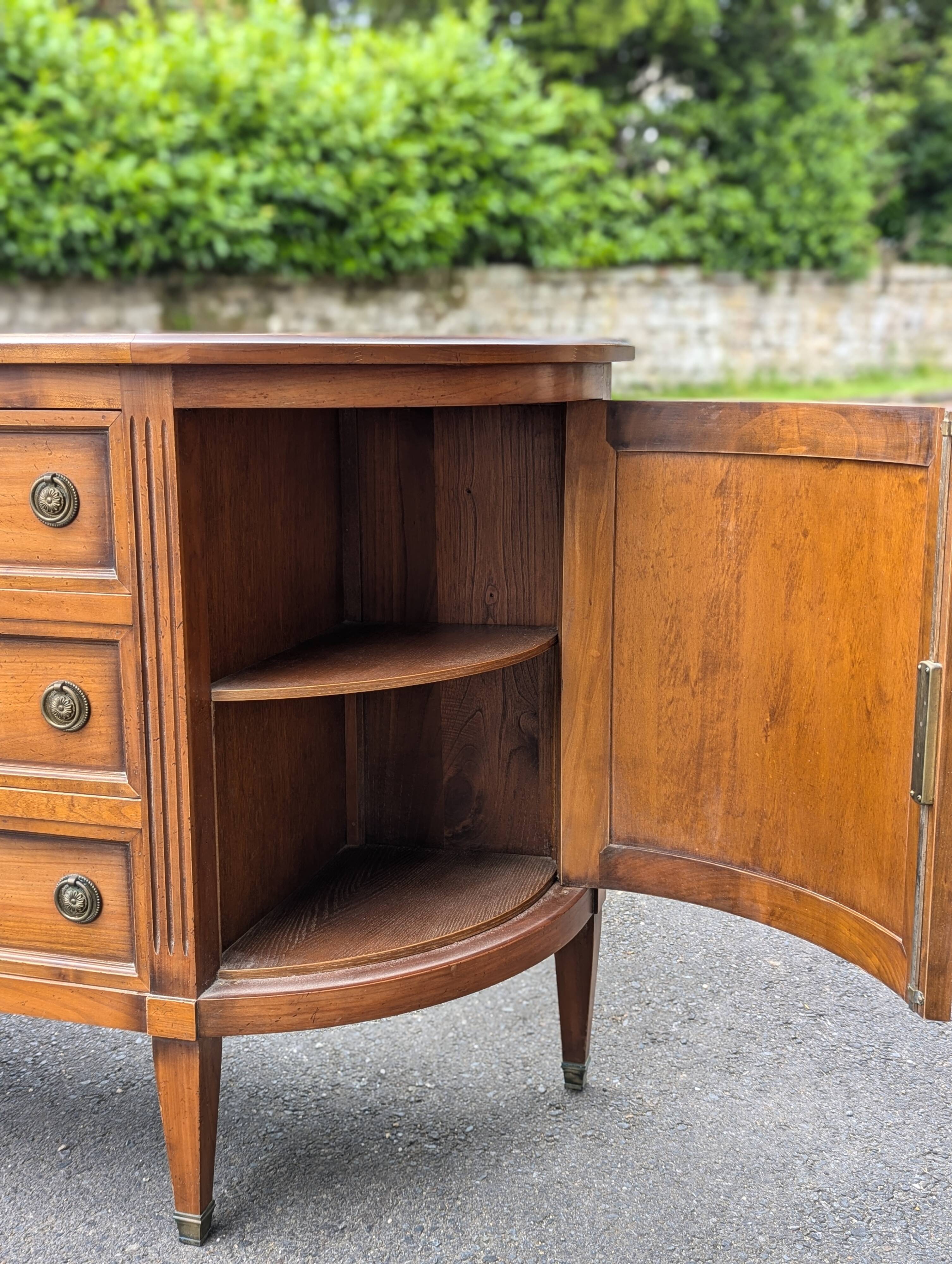 Directory half moon sideboard