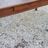 Farmhouse table in oak spindle legs nineteenth century