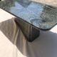 Coffee table in gray green marble