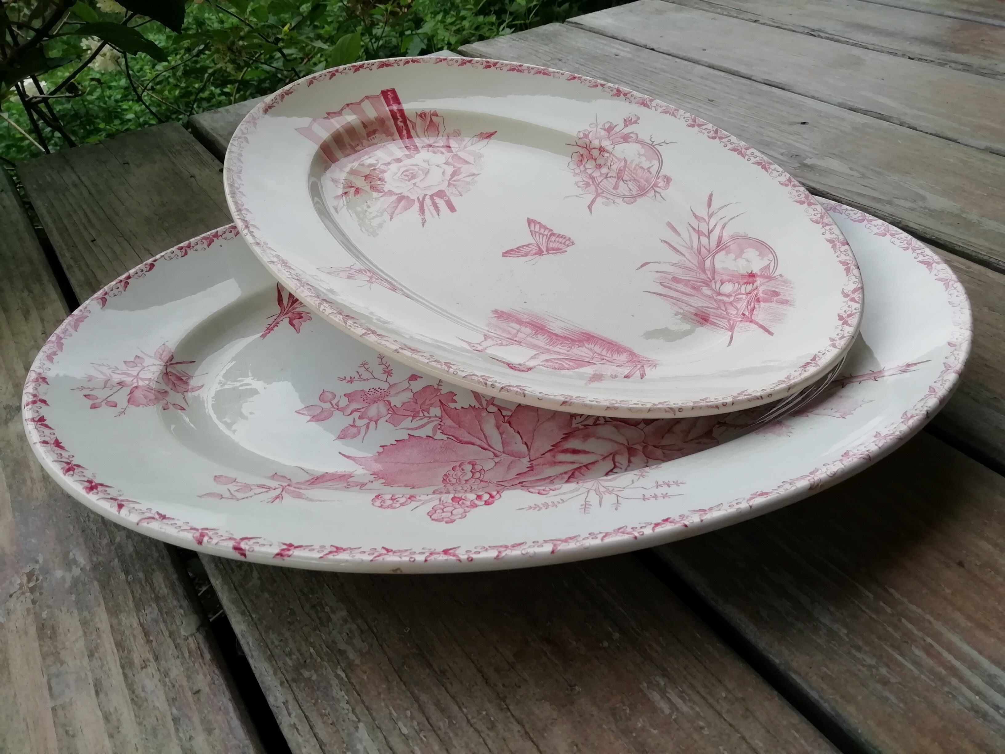Lot of iron earth dish badonviller