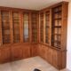 Old pharmacy furniture at an angle