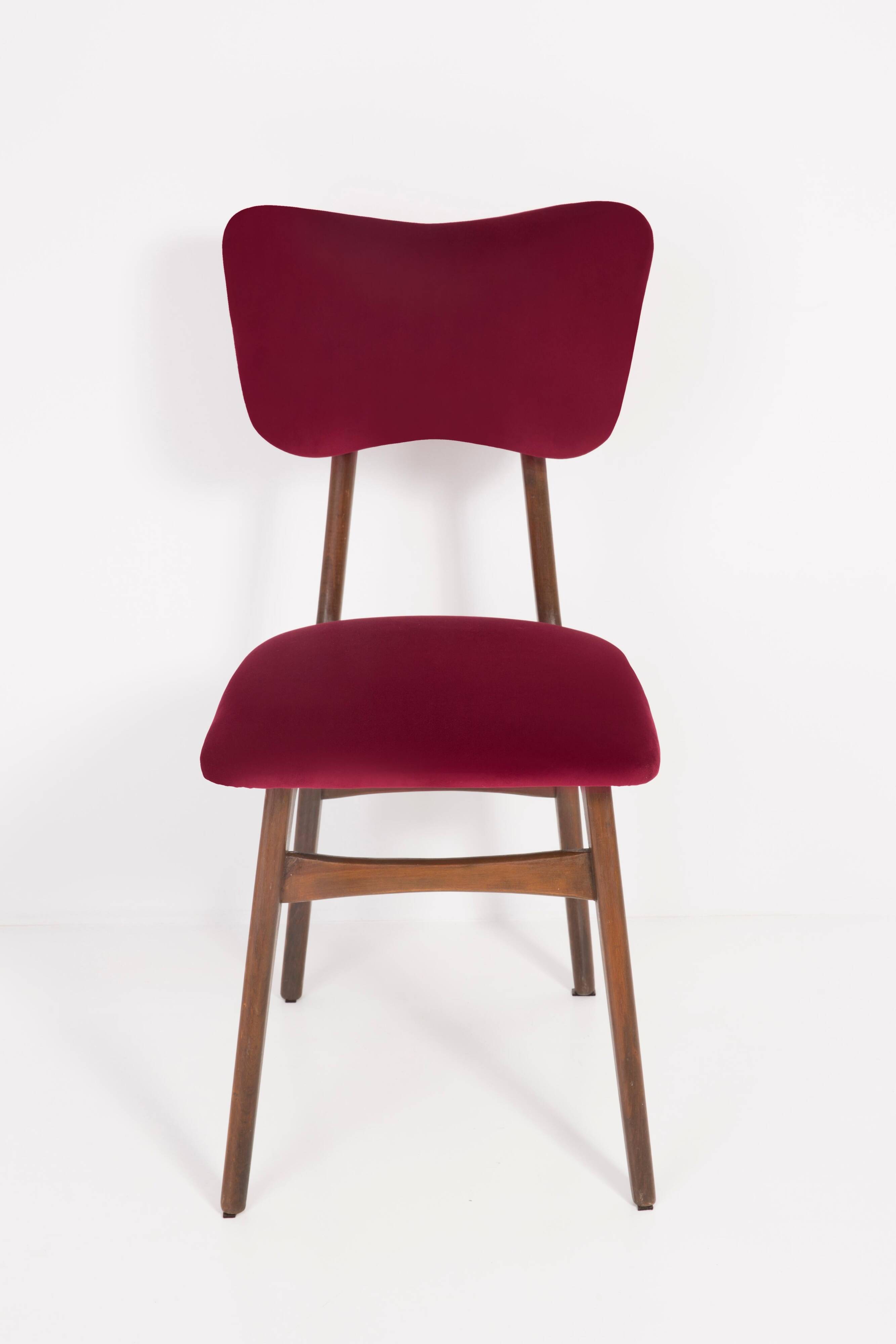 Chaise Bourgogne Rouge du 20ème Siècle, 1960