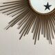 XXL mirror sun witch Chaty Vallauris 85 cm vintage deco design
