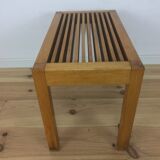 Modernist slat bench, 1950, made of wood