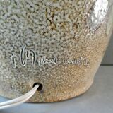 Ceramic lamp foot by Jean Claude Monange, 60s-70s