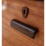 Mid Century Wall Mount Wood desk with formica writing surface